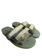 Suicoke Moto Cab Green Sandals Sliders