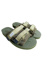 Suicoke Moto Cab Green Sandals Sliders