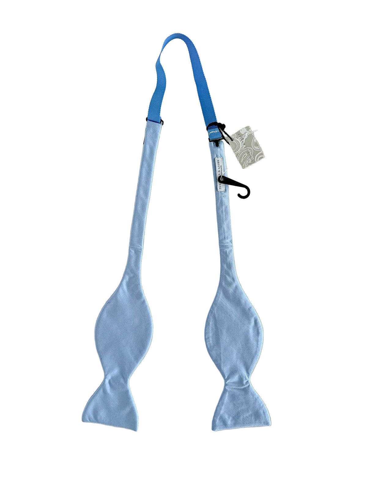 Turnbull & Asser Light Blue Self-Tie Bow Tie