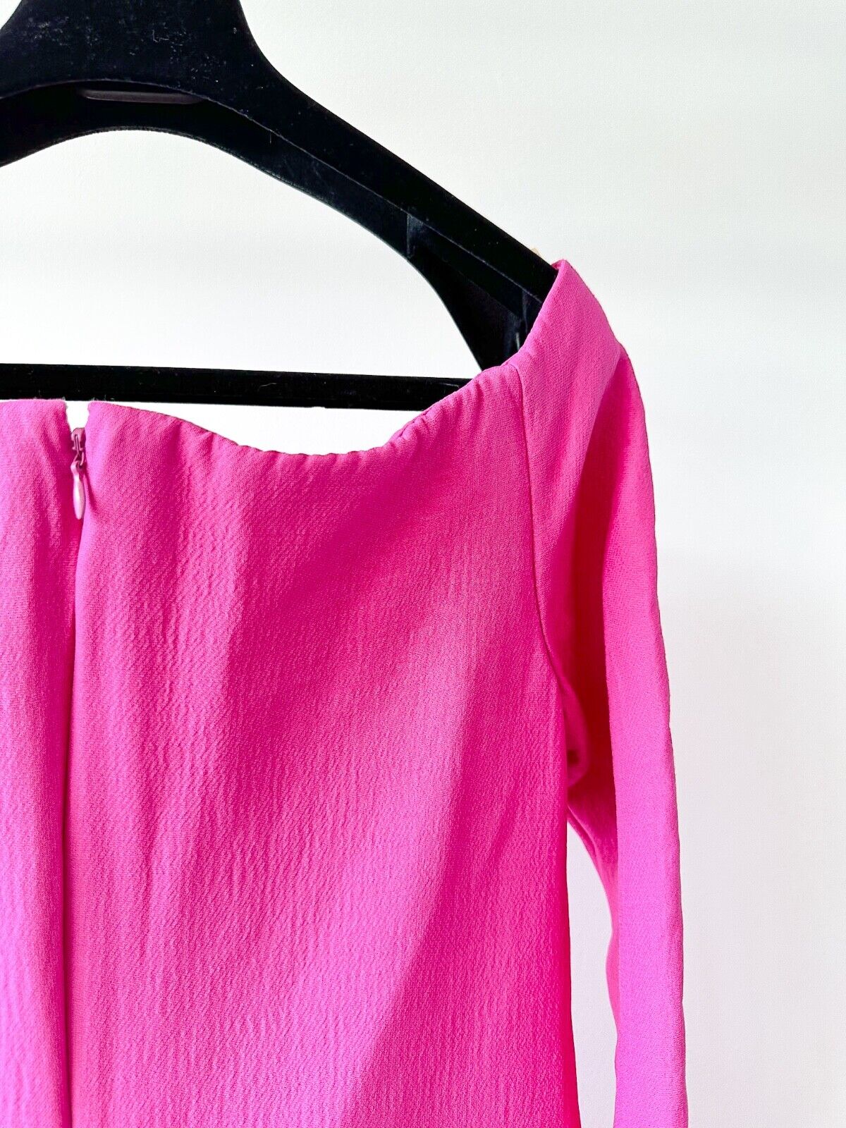 Valentino Garavani Couture Pink PP Crepe Off Shoulder Statement Jumpsuit