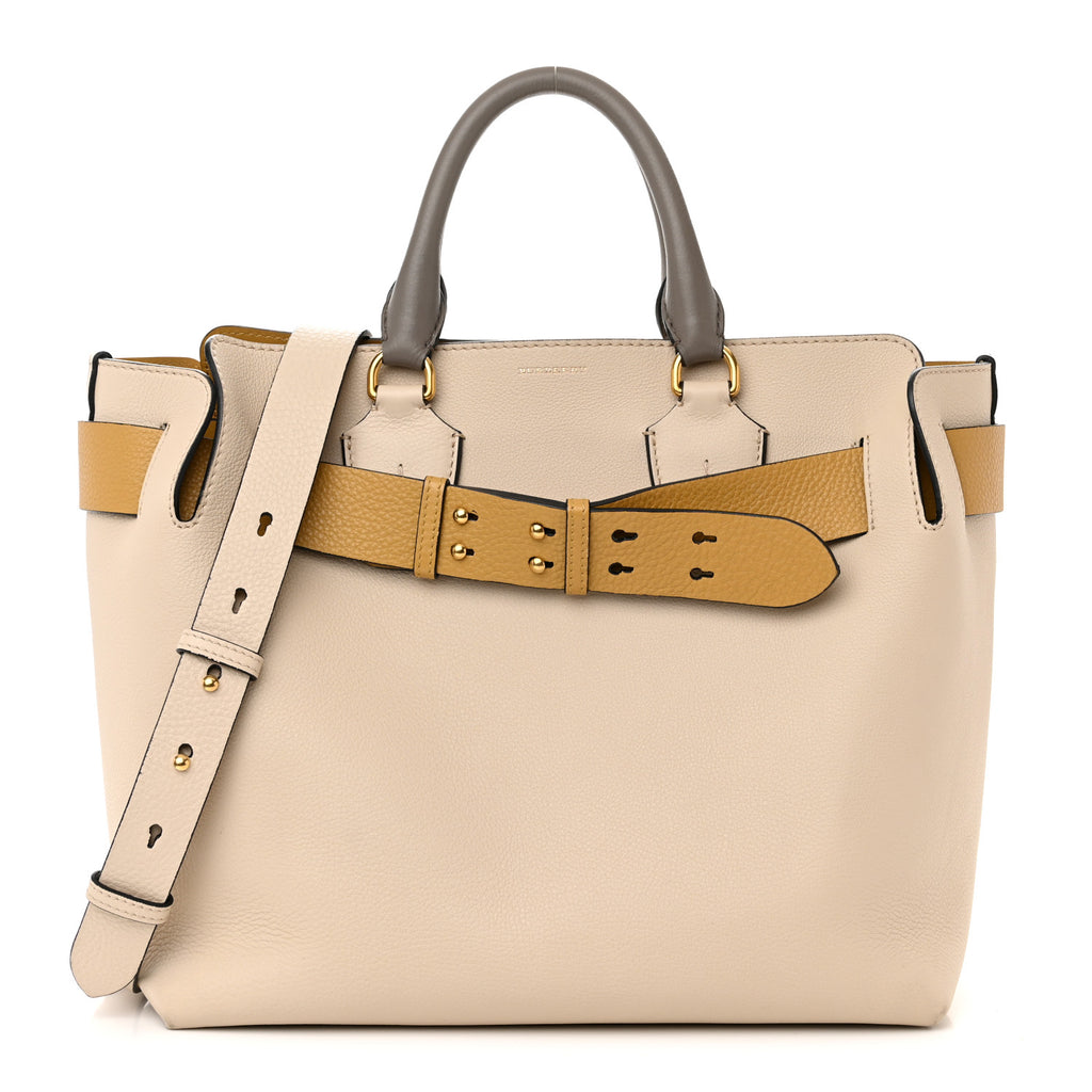 Burberry The Medium Belt Bag Grainy Leather Belt Yellow