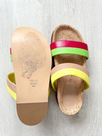 GABRIELA HEARST Striker Multicolour Stripe Strap Summer Sandals