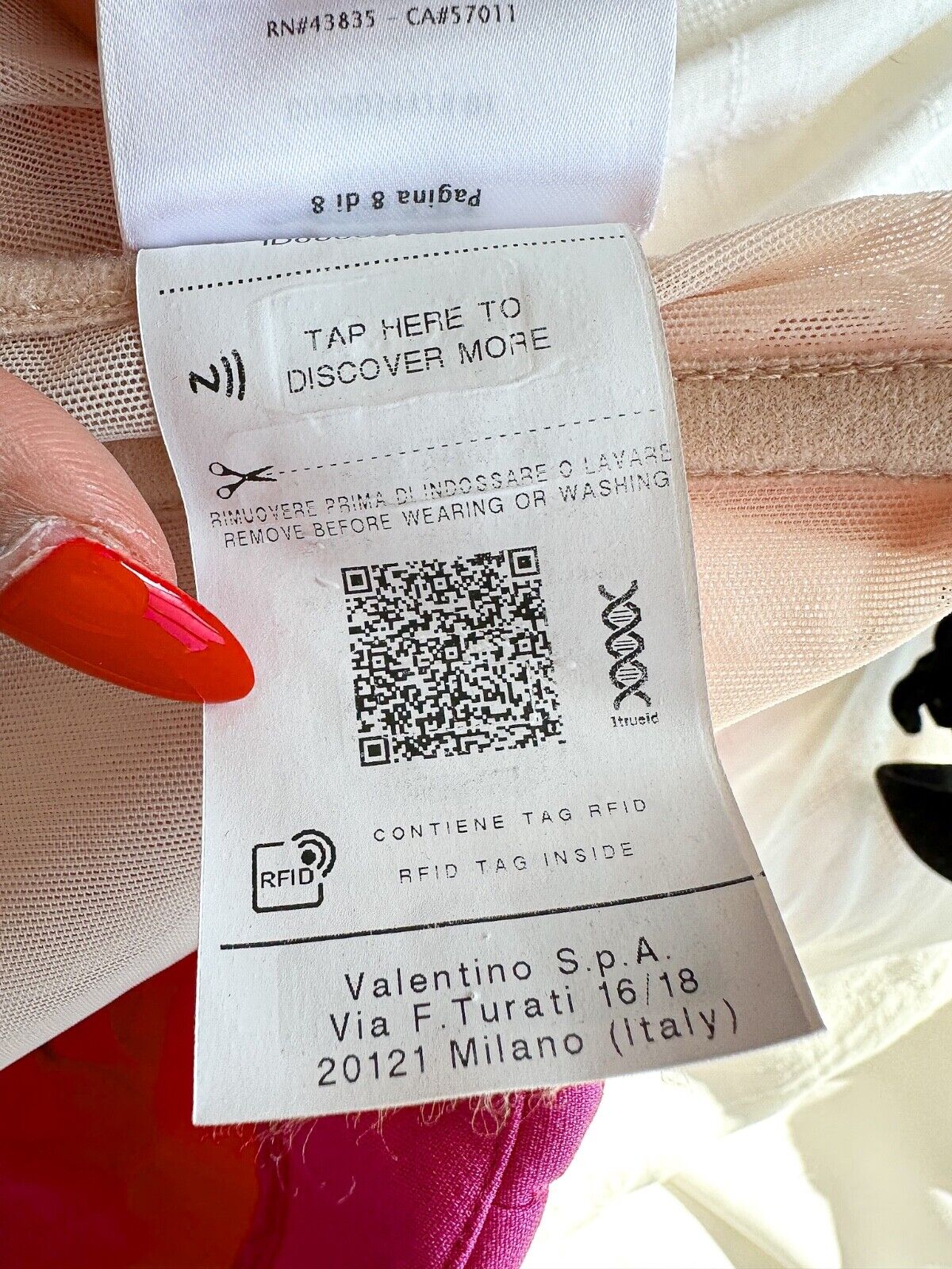 Valentino Garavani Couture Pink PP Crepe Off Shoulder Statement Jumpsuit