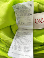 Valentino Garavani Green Pleat Detail One Shoulder Evening Occasion Gown