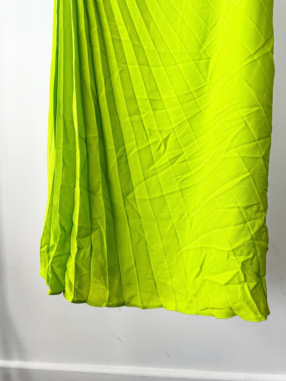 Valentino Garavani Green Pleat Detail One Shoulder Evening Occasion Gown