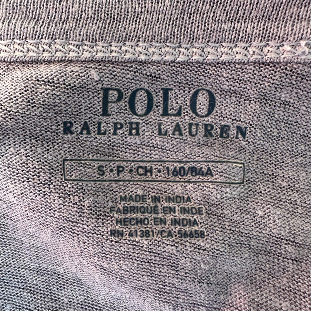Polo Ralph Lauren Polo Teddy Bear Blue Linen Relaxed Tee
