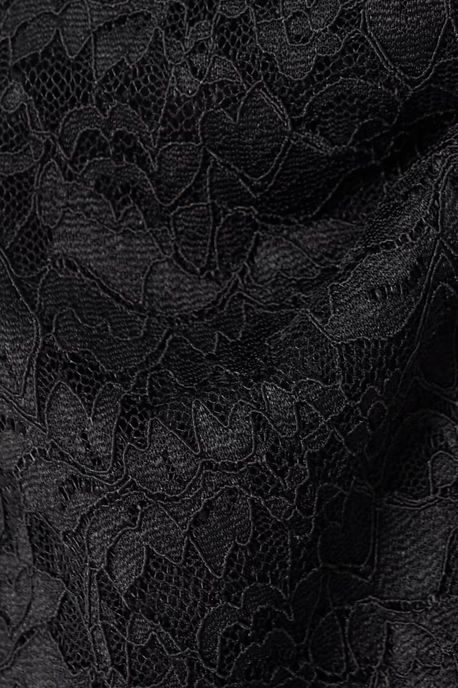 CAROLINE CONSTAS Alessia Black Floral Lace Off Shoulder Mini Dress - House Of Huntington