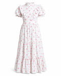 Amy Jane London Clara Floral Prairie High Neck Maxi Dress