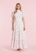 Amy Jane London Ditsy Floral Prairie High Neck Maxi Dress