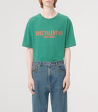 Valentino Green 'Chez Valentino' Print T-shirt