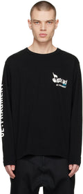 Uniform Experiment X Fragment Black 'Jazzy 5' Long Sleeve T-Shirt