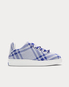 Burberry Check Knit Box Sneakers Blue