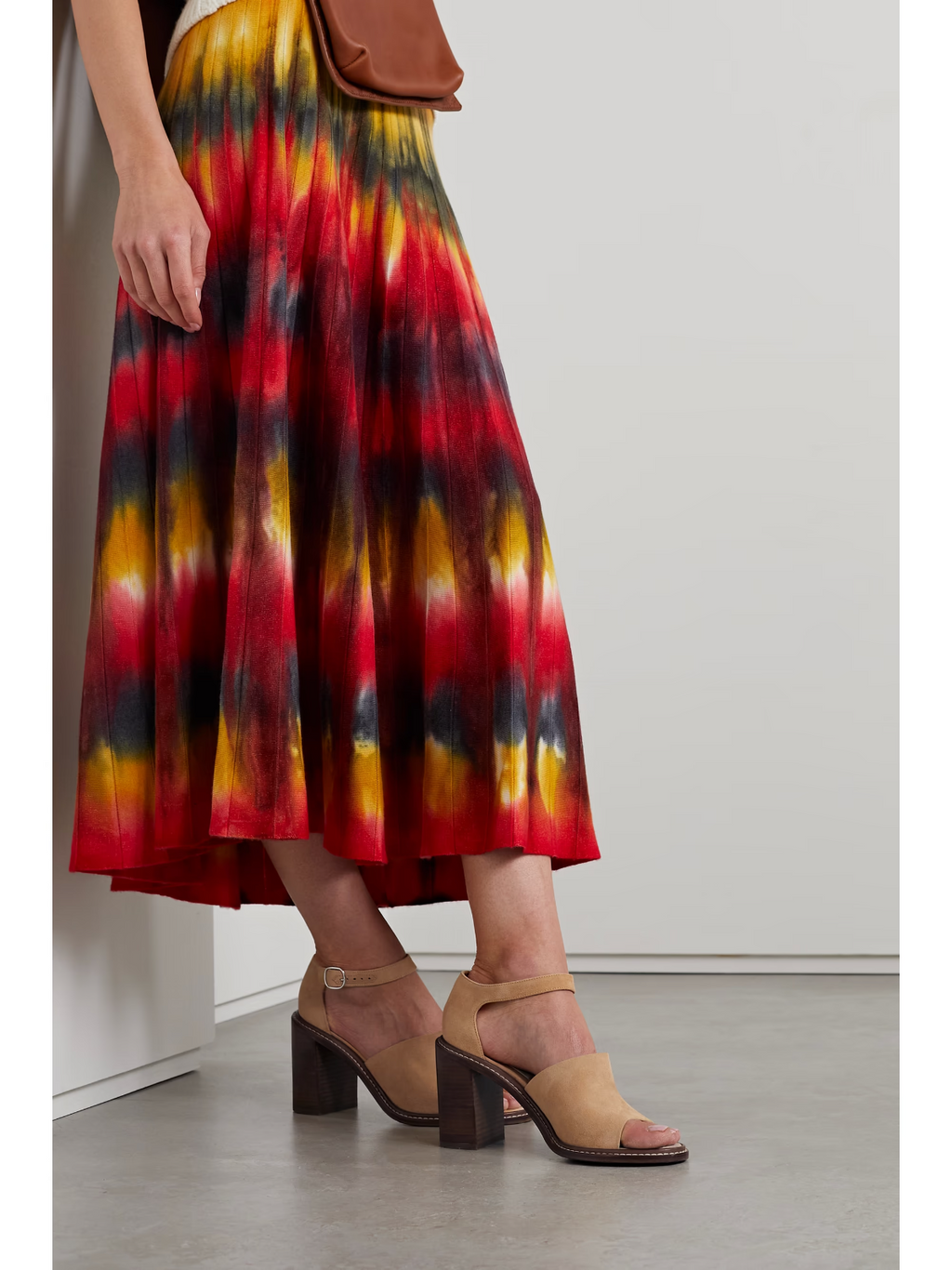 Gabriela Hearst Beau Suede Wooden Block High Heel Sandals - House Of Huntington
