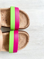 GABRIELA HEARST Striker Multicolour Stripe Strap Summer Sandals