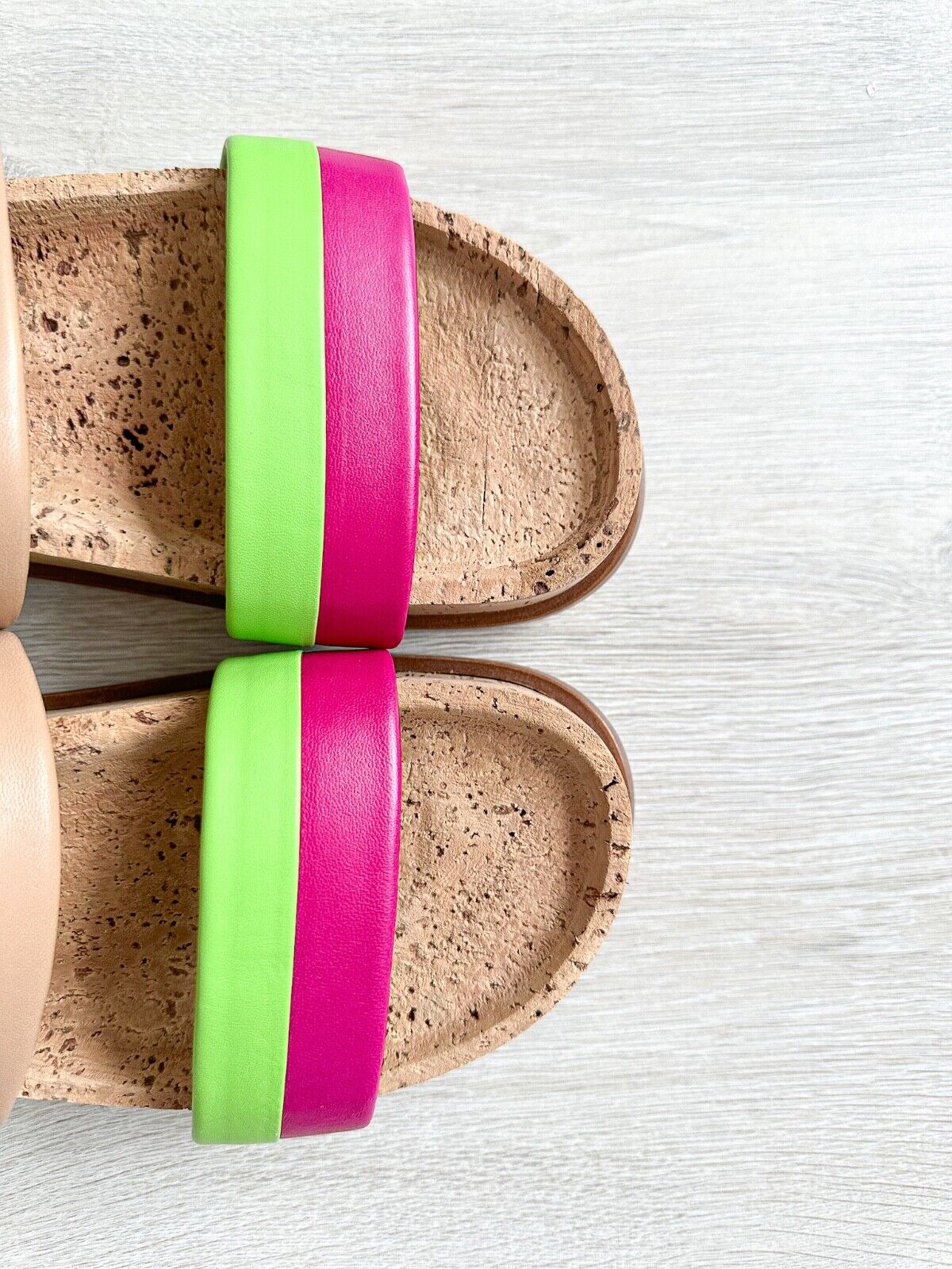 GABRIELA HEARST Striker Multicolour Stripe Strap Summer Sandals