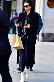 MIAOU Tommy Pinstripe Navy Chain Detail Grunge Pants Trousers - House Of Huntington