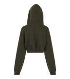 Entire Studios Military Green Double Hood Uniform Cropped Hoodie