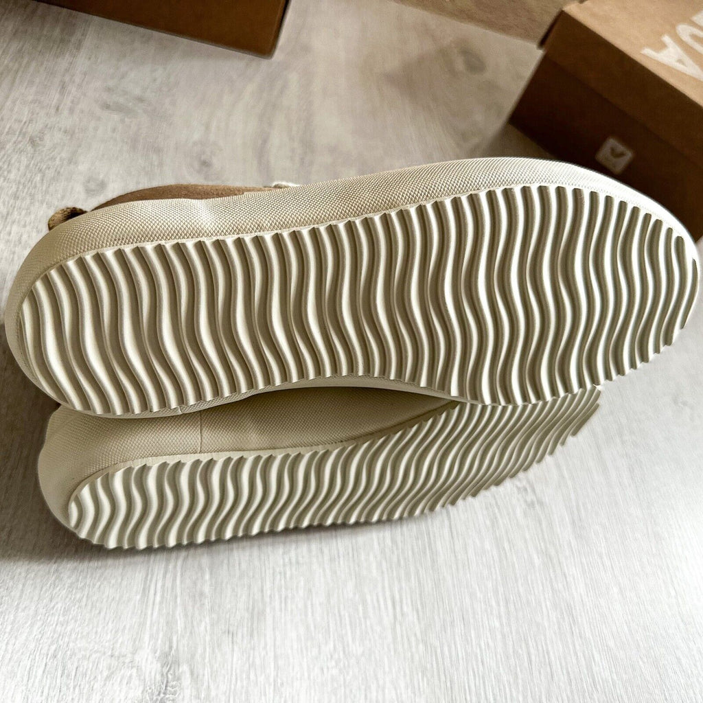 VEJA Nova Brown High Top Logo Trainers Sneakers - House Of Huntington