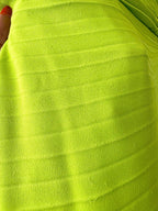 Valentino Garavani Green Pleat Detail One Shoulder Evening Occasion Gown