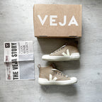 VEJA Nova Brown High Top Logo Trainers Sneakers - House Of Huntington