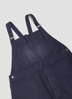 Nigel Cabourn Lybro Cotton Canvas Dungarees Navy Blue - House Of Huntington