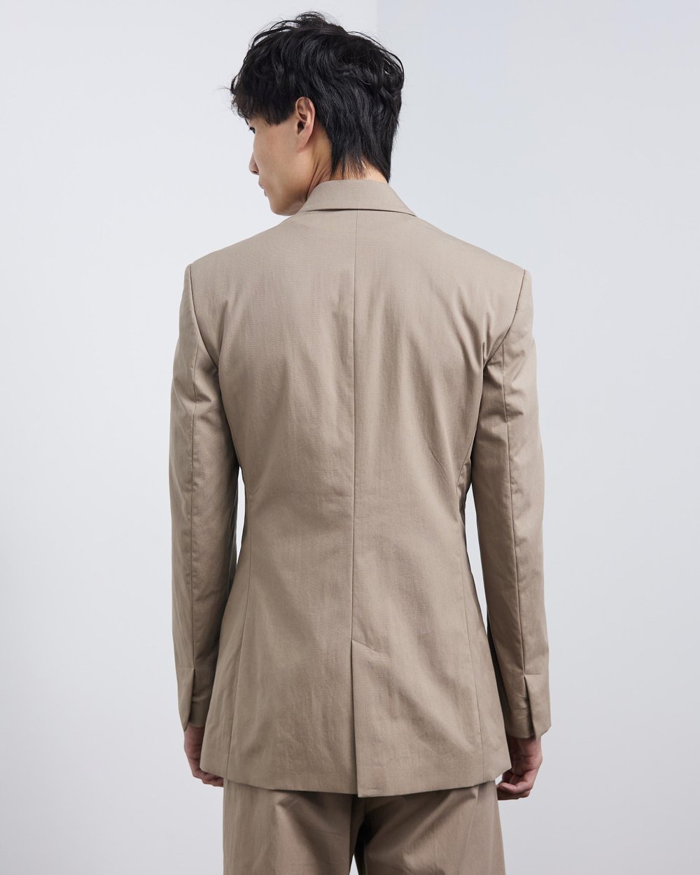 Han Kjobenhavn Hidden Button Blazer In Light Brown