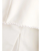 Odd Muse Bridal White Pearl Trim The Ultimate Muse Midi Dress