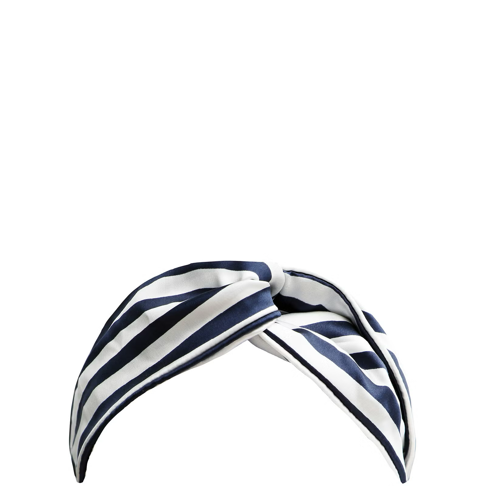 Slip Pure Silk Head Band in The Twist Navy Stripe in Box