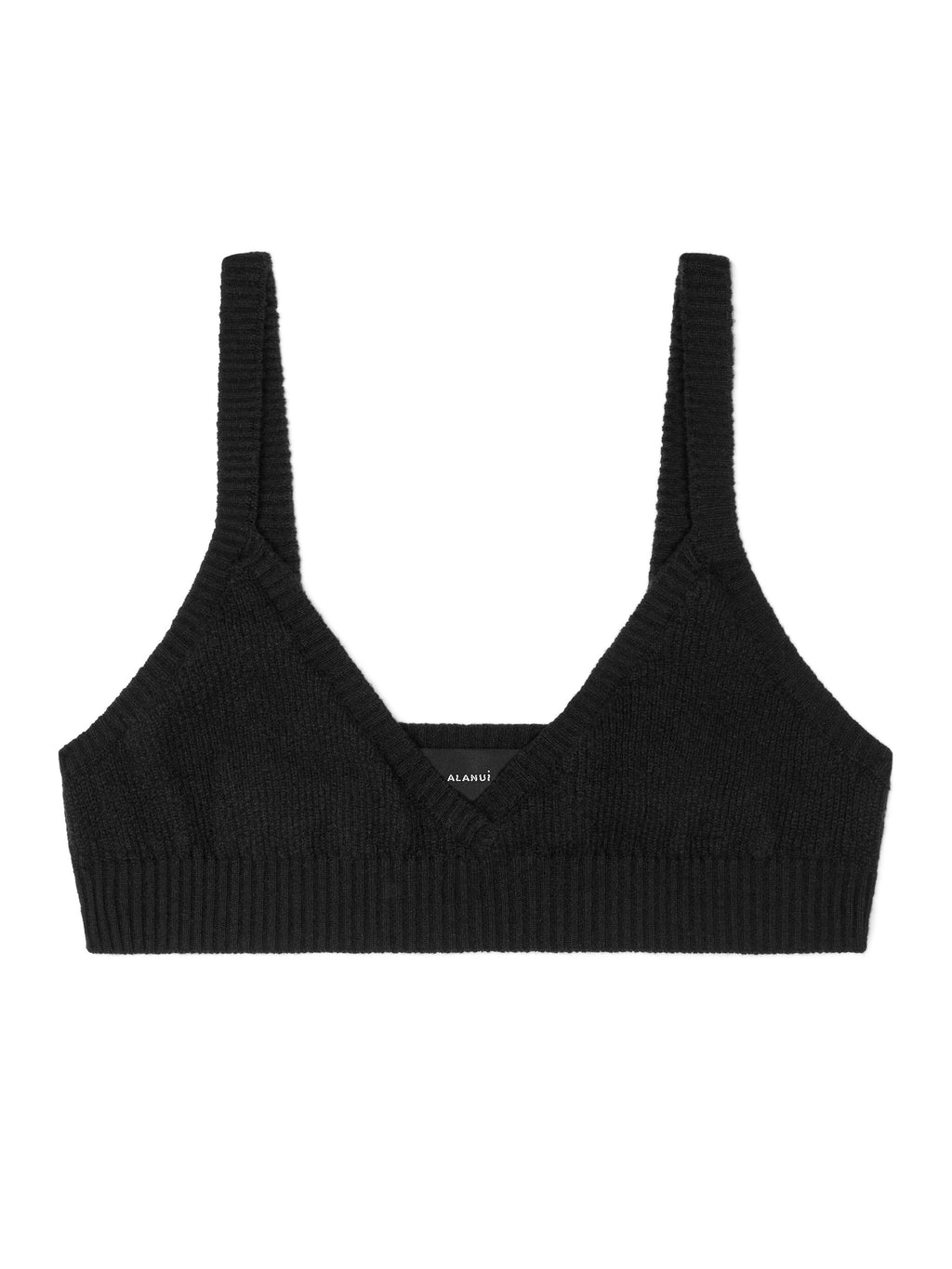 Alanui Midnight Blue Knit The Astral Bra Crop Top