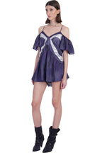 Isabel Marant Brandi Semi Sheer Satin Playsuit