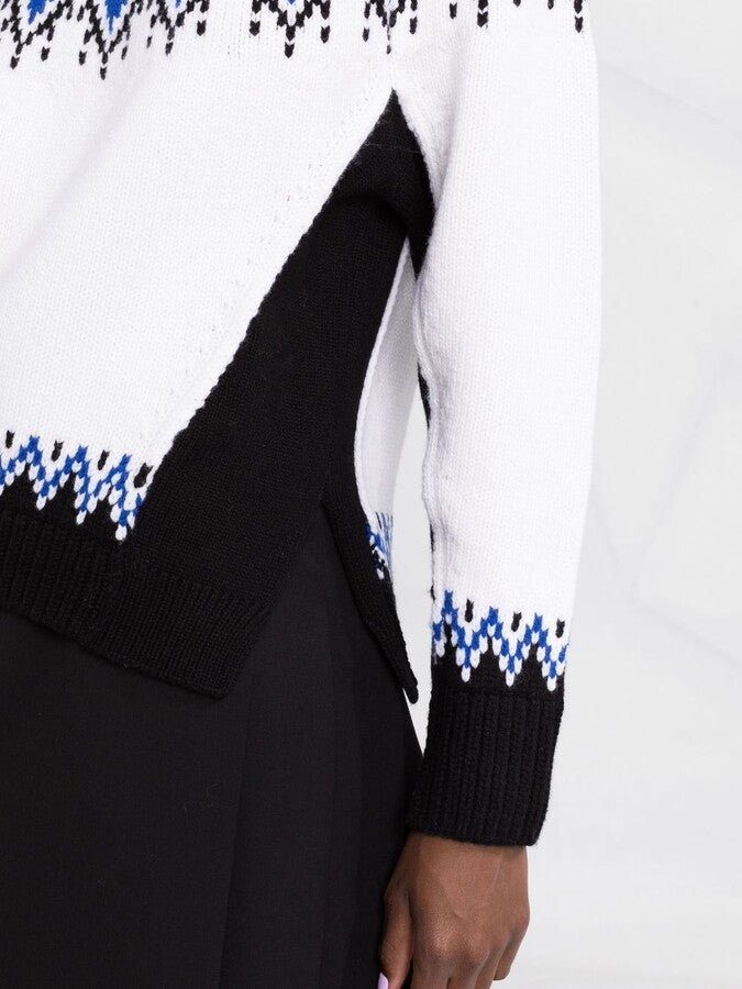 Alexander McQueen Fair Isle Intarsia Wool Jumper