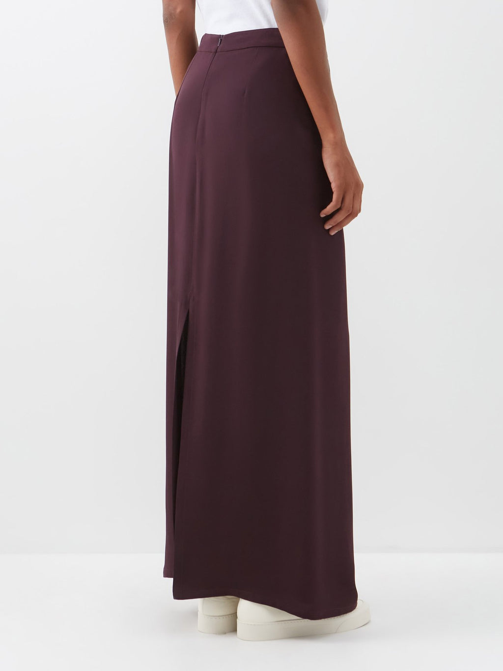 RAEY Wrap Split Silk Maxi Skirt - House Of Huntington
