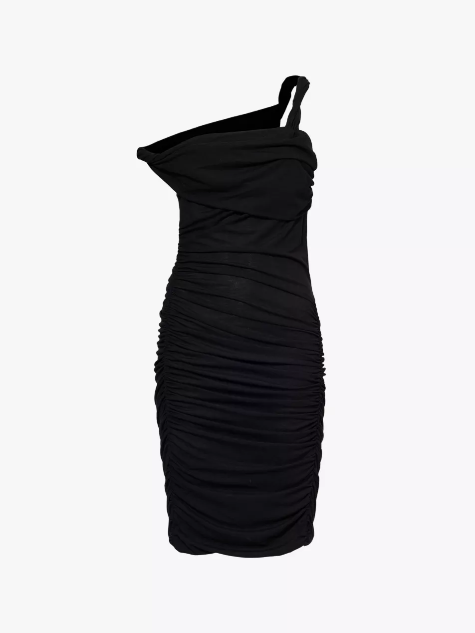 reformation black off the shoulder dress Maves Dress