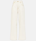 Jacquemus Le Papier Le De Nimes Light Beige Jeans