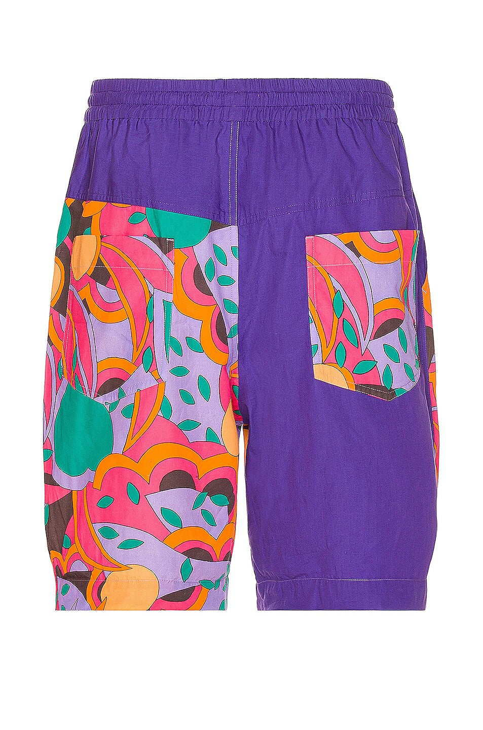 Isabel Marant Mens Laverneo Purple Bold Logo Print Shorts