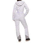 OOSC Chic Pastel Initial Print Tight-Fit Ski Suit