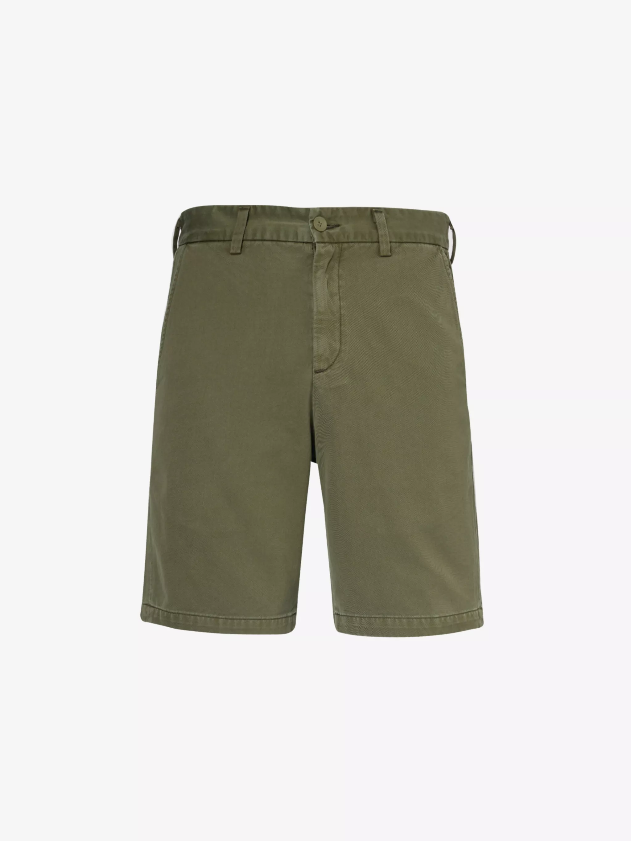 Agolde Herren Vinson Chino-Shorts aus Baumwolle mit mittlerer Leibhöhe, Moosgrün