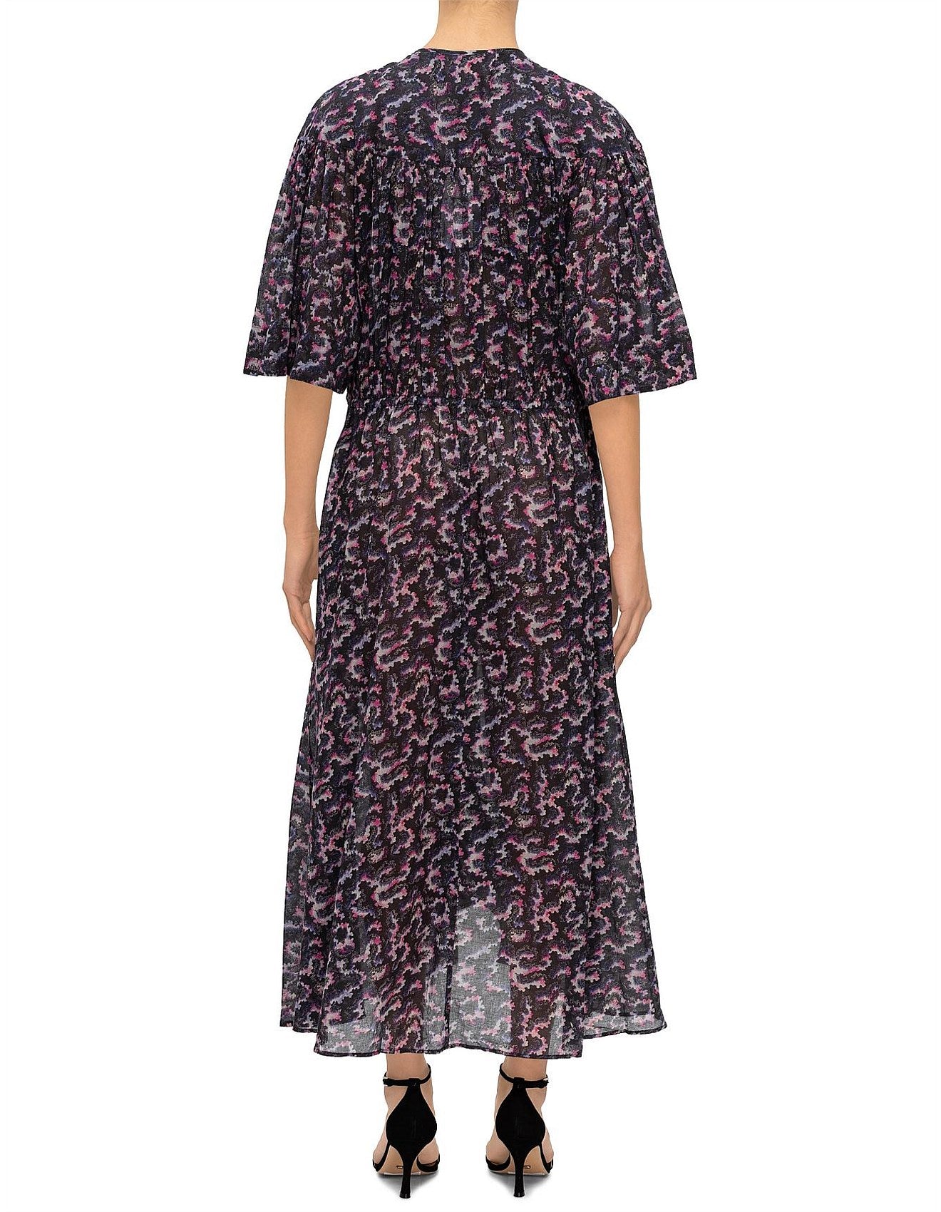 Isabel Marant Etoile Imaggy Floral Print Summer Midi Dress