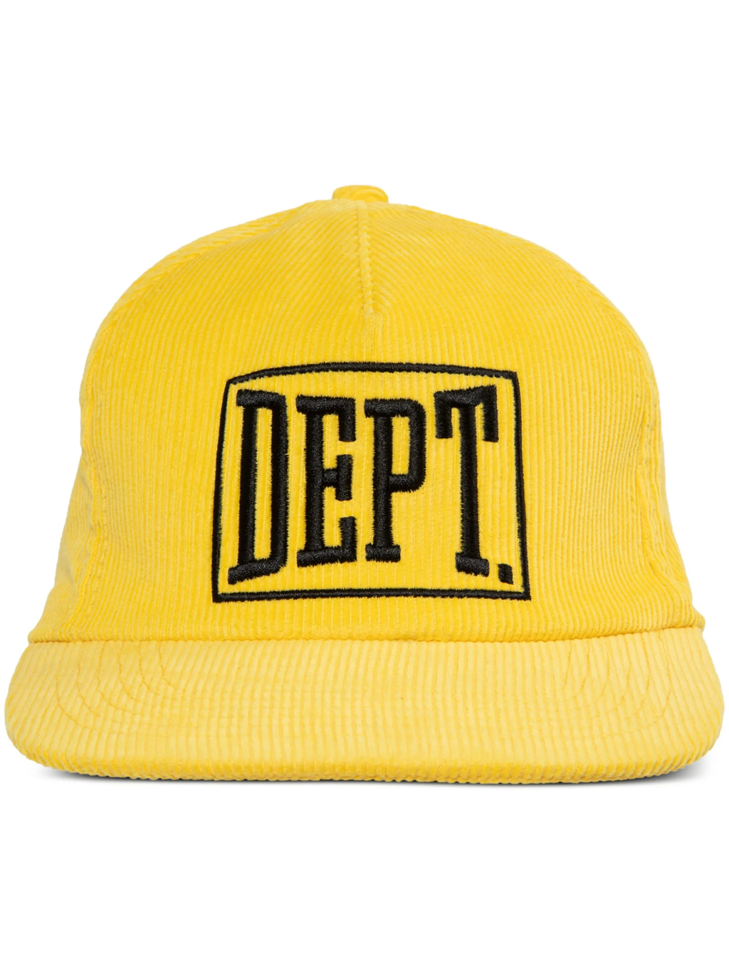 Gallery Dept. Mens Gym Logo Corduroy Yellow Baseball Cap