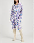 Isabel Marant Lympia Floral Print Shell Wrap Jumpsuit