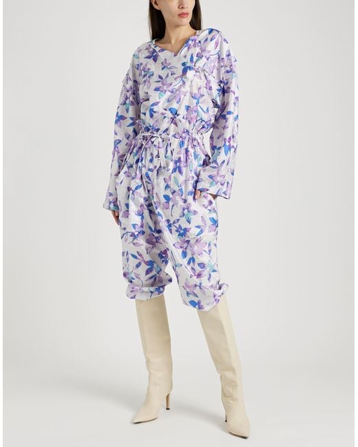 Isabel Marant Lympia Wickeloverall mit Blumenmuster