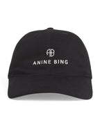 Anine Bing Logo Jeremy Black Baseball Cap