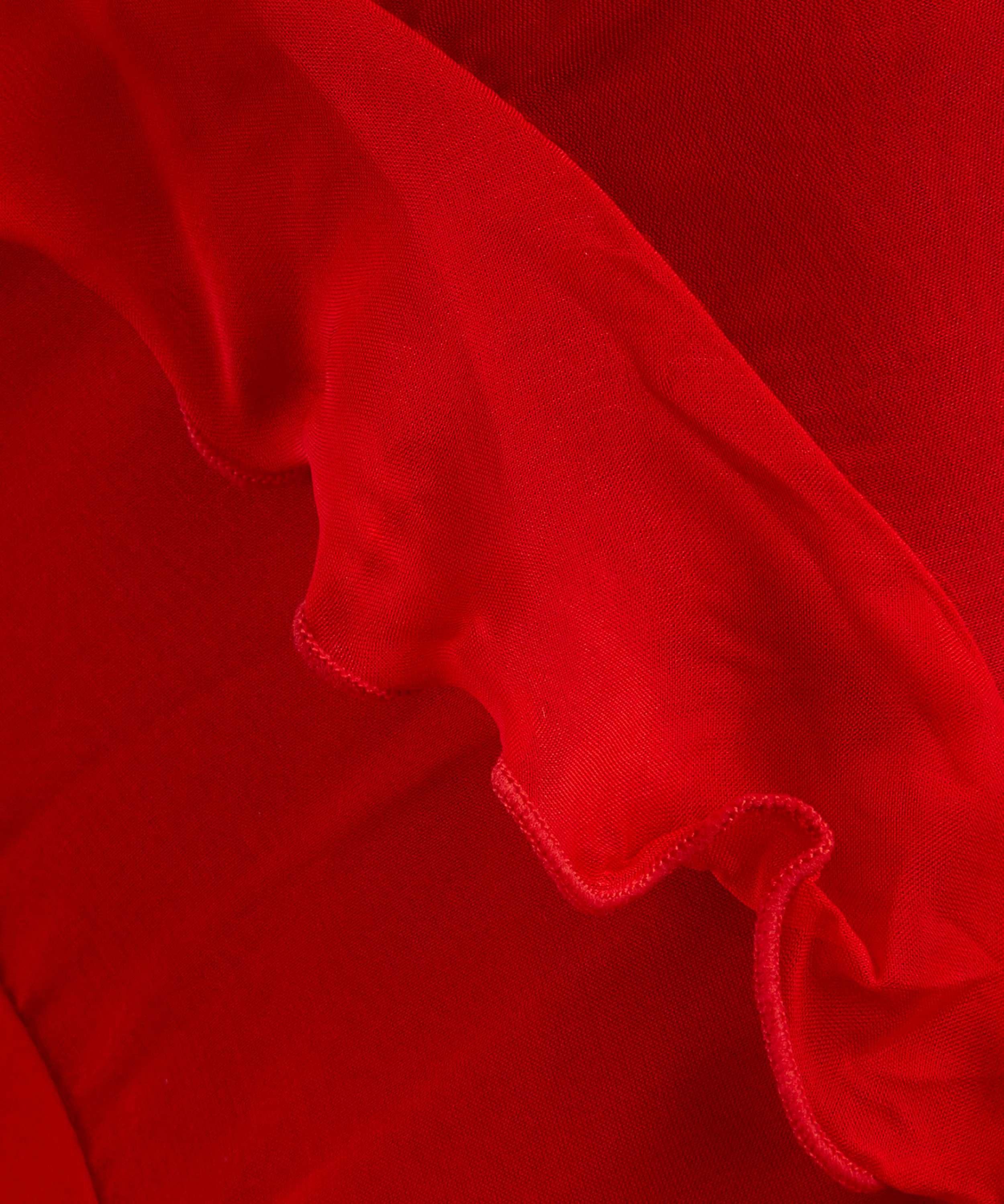 Rat and Boa Red Cecelia Silk Chiffon Maxi Dress