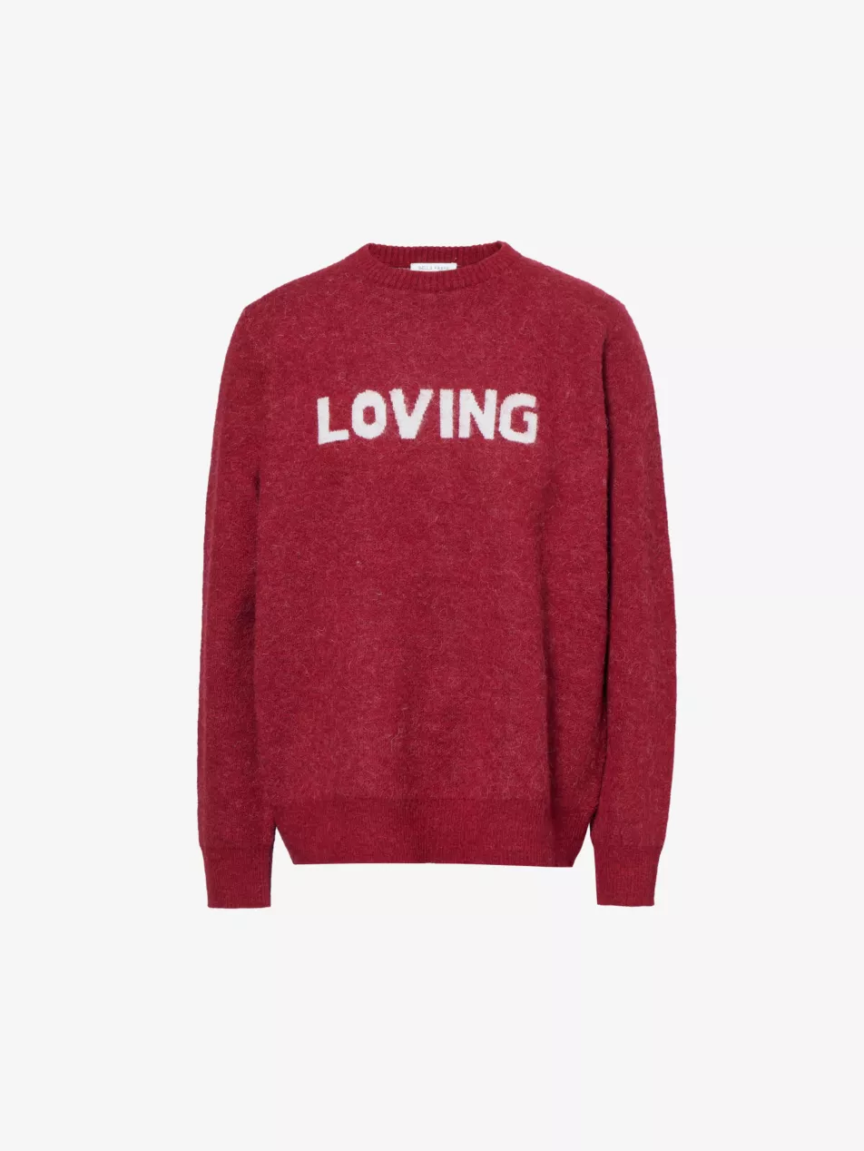 Bella Freud Loving Alpaca Wool Blend Knit Jumper