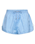 Isabel Marant Lysmee Blue Side-tie Track Boxer Shorts