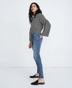 Madewell 10" High-Rise Skinny Jeans in Cordova Wash: Button-Front Edition