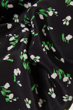 Rixo London Kym Floral Woven Ruffle Neck Long Sleeve Blouse Top - House Of Huntington