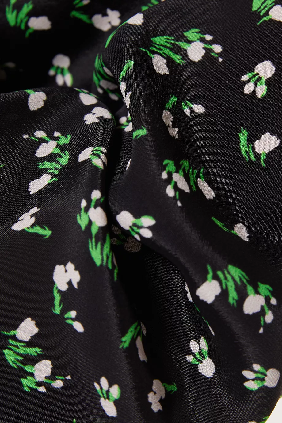 Rixo London Kym Floral Woven Ruffle Neck Long Sleeve Blouse Top - House Of Huntington