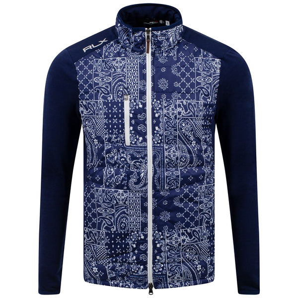 Ralph Lauren RLX Bandana Print Blue Hybrid Jacket