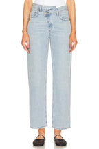 Agolde Criss Cross Light Blue Denim Jeans